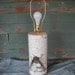 White Birch log table lamp, for a touch of the woods in your home.