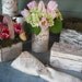 Birch bark wedding package including 10 vases, 100 napkin rings, flower girl basket, ring pillow box and more, for your rustic, outdoor, woodland, nature wedding.