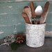 Set of 10 Birch Bark  flower vases.  Made from New Hampshire bark. Made with a recycled can. Nice for your woodland rustic home or wedding.