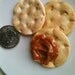 Doll Food Crackers with Peanut butter 18 inch doll food 3 pieces