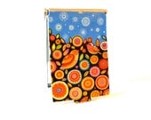 Pocket size mirror for the purse with an art print from Elina Lorenz original painting