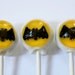 Batman super hero lollipops - 6 pc - MADE TO ORDER