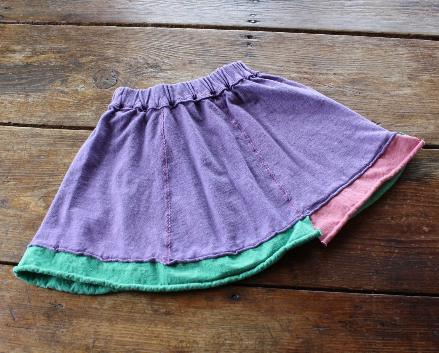 Organic Spinny Skirt--crocus purple