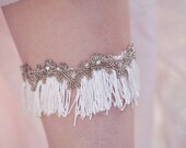 Hannah Bridal Garter, Ships in 1 Month