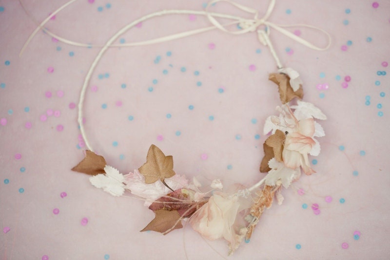 Bridal Crown, Flower Crown, Tiara, Head Wreath, Wedding Headpiece, Bridal Hair Piece, Harmony Bridal Halo Made to Order, Ships in 1 Month