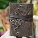 MiniBook A8 Tree & Vintage Brown leather