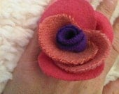 Joni Big Mamma Flower Felt Ring