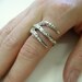 Sterling Silver Raven Claw Ring - Bird Crow Corvid Corvidae