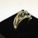 Solid  Bronze Hippopotamus Ring Adjustable - Moon Raven Designs