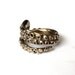 Octopus Tentacle Ring in Solid Bronze