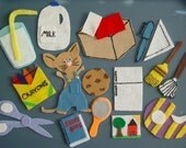 GIVE A MOUSE A COOKIE Children's Flannel Board Felt Set