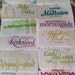 Atlanta Neighborhood Letterpress Postcards-- individual various postcard designs