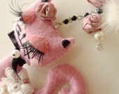 Sexy Cat - keyring (Custom Made)