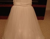 Super sweet, airy, playful flowergirl dress with embellishements by sashcouture