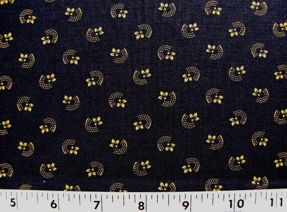 Marcus Brothers Fabric Indigo Print
