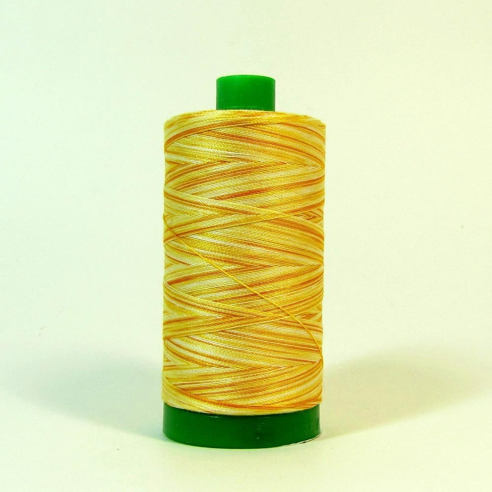 Aurifil Thread 4658 Sunshine Aquarelli Variegated 40 Wt. Cotton Mako - 1094 Yd.