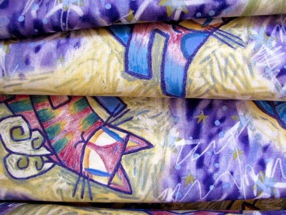 Seattle Bay Fabric Heavenly Cats