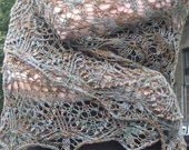 olympic rainforest shawl with copper beads