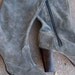 Sz 5.5 Grey Suede Knee High Boots