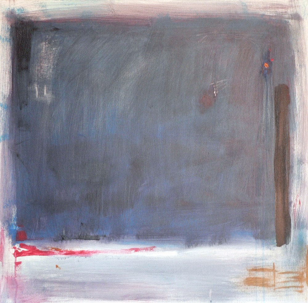 Night Fall - 30x30, HUGE acrylic on canvas, gallery wrapped and ready to hang, ORIGINAL Contemporary Abstract FREE SHIPPING WORLDWIDE