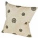 Contemporary Taupe Linen Pillows, Neutral Decorative Throw Pillow,  Winter Cushion Covers, Modern, Embroidered Spirals, Neutral Decor 18x18