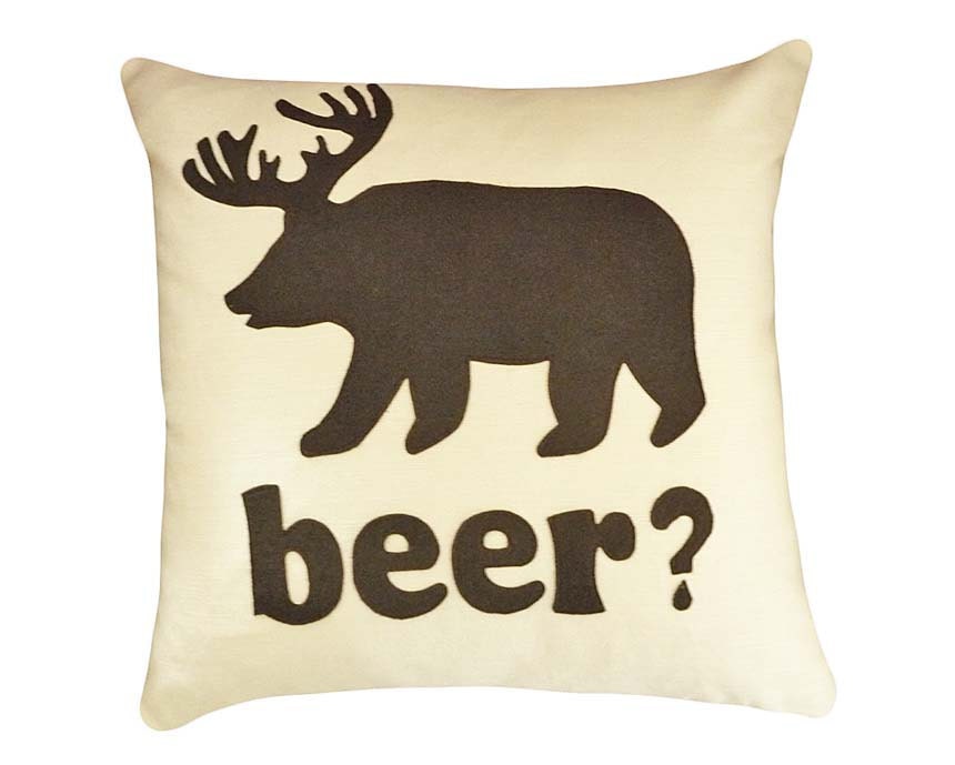 Dorm Decor Word Pillow, Funny Man Cave or Teens Pillow Cover, I Didn't Do It, Text Message, Decorative Couch or Sofa Accent    20x20