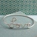 Sterling Silver love Bracelet