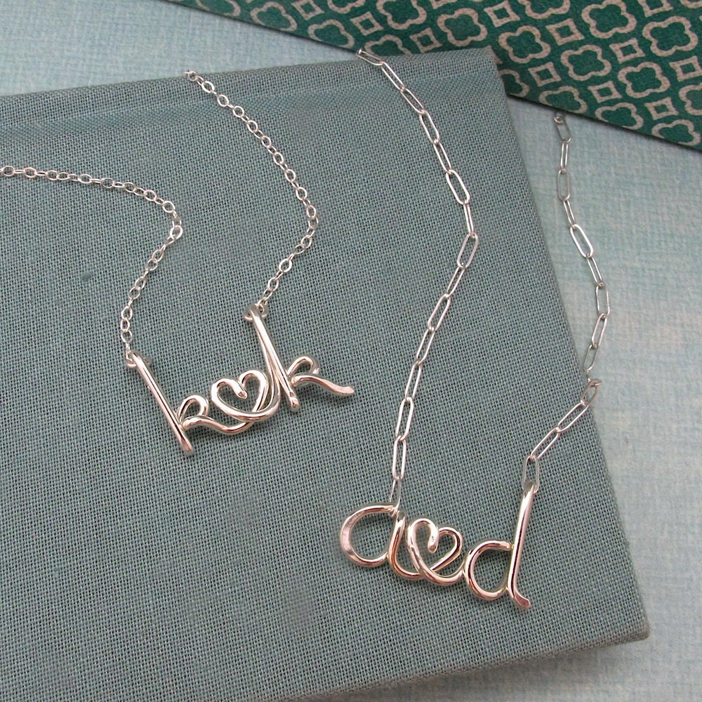 Two Lovers-Custom Initials Necklace