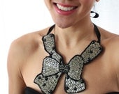 CLEARANCE SALE - The Disco Bow Statement Necklace