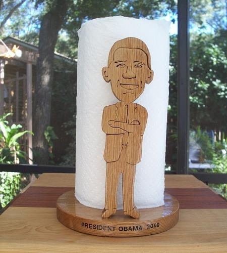 Obama paper towel holder