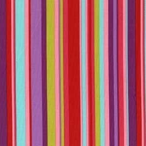 Sandi Henderson for Michael Miller-Farmers Market-Stripey in Red Mix SH3750- 1 Yard