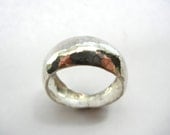 Sterling silver formed and plannished ring size 13.5 PRICE REDUCED