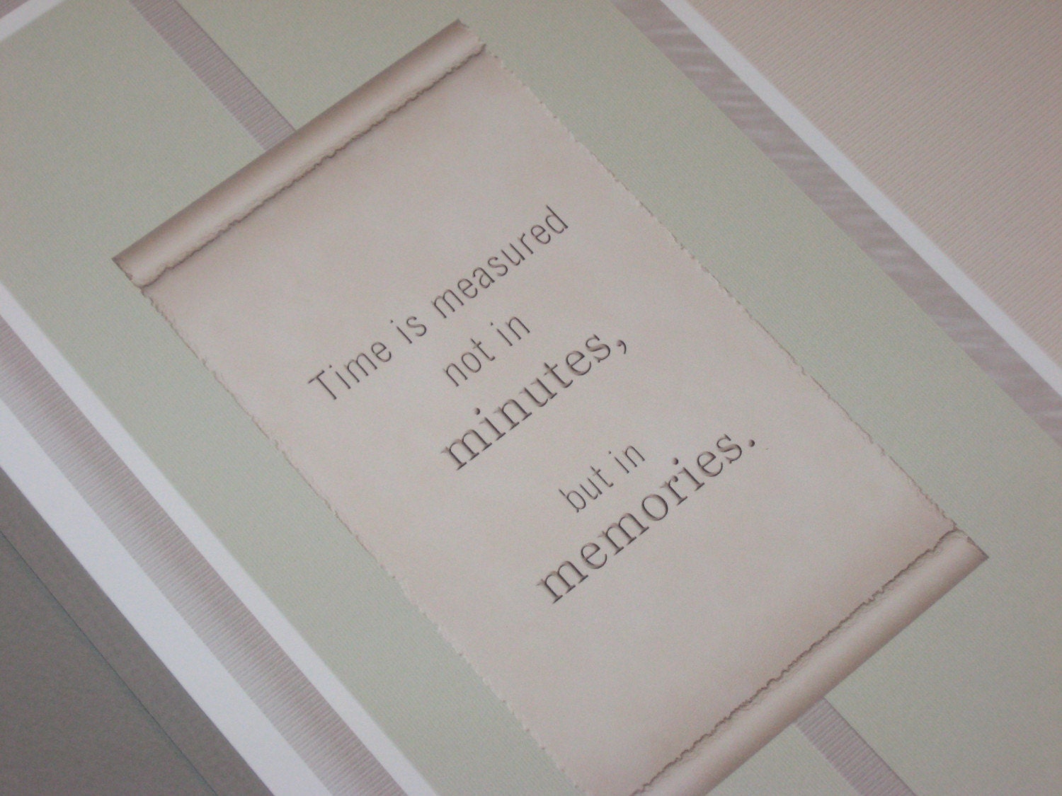 Neutral Memorial Scrapbook Pages Set of 20 Premade Pages Does Not Include Album