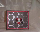 Skull and cross bones Valentine Greeting Card