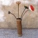 The Caterpillar. Metal Art Vase, Industrial Decor - Dry Flower Vase