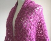 SALE Pink Shawl Winter Accessories
