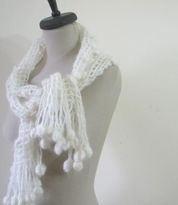 Ivory Scarf READY TO SHIPPING