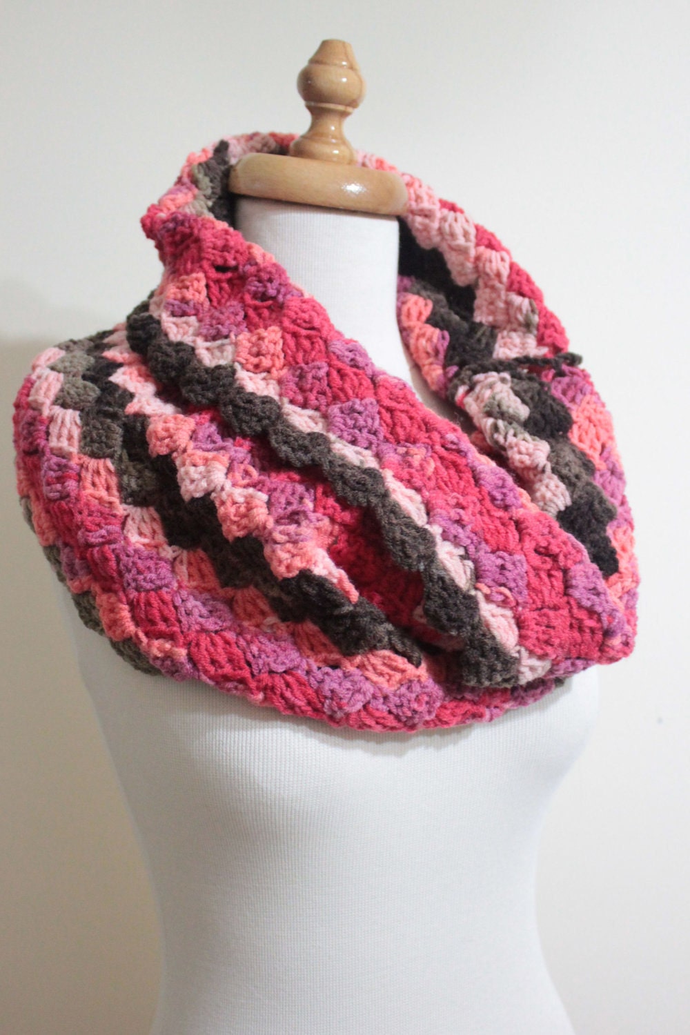 Colorful Infinity Cowl Fingerless Gloves Mittens Fall Trend Hand Knit For Her Winter Fall Holiday Fashion. Winter Accessories