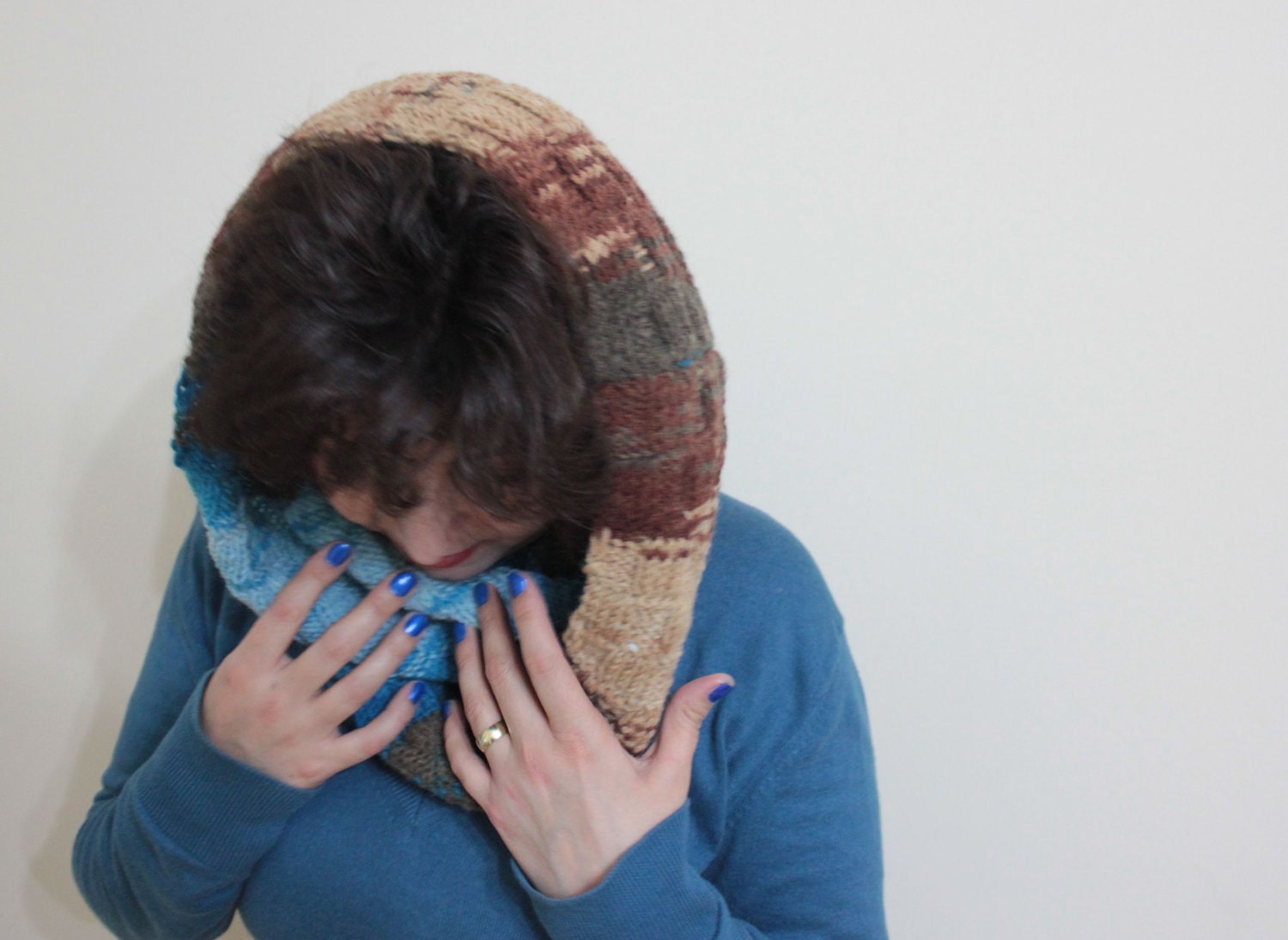 Cowl Knitting Colorful Winter Accessories, Fall Fashion - Holiday  Accessories