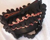 Black Knitted Bag -  Black - Gifft For Her Spring Fashion. St Patricks Holiday Accessories Winter Accessories READY TO SHIPPING