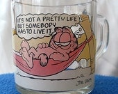 Vintage Garfield Odie 1978 McDonald's Collectible Mug Glass JIM DAVIS