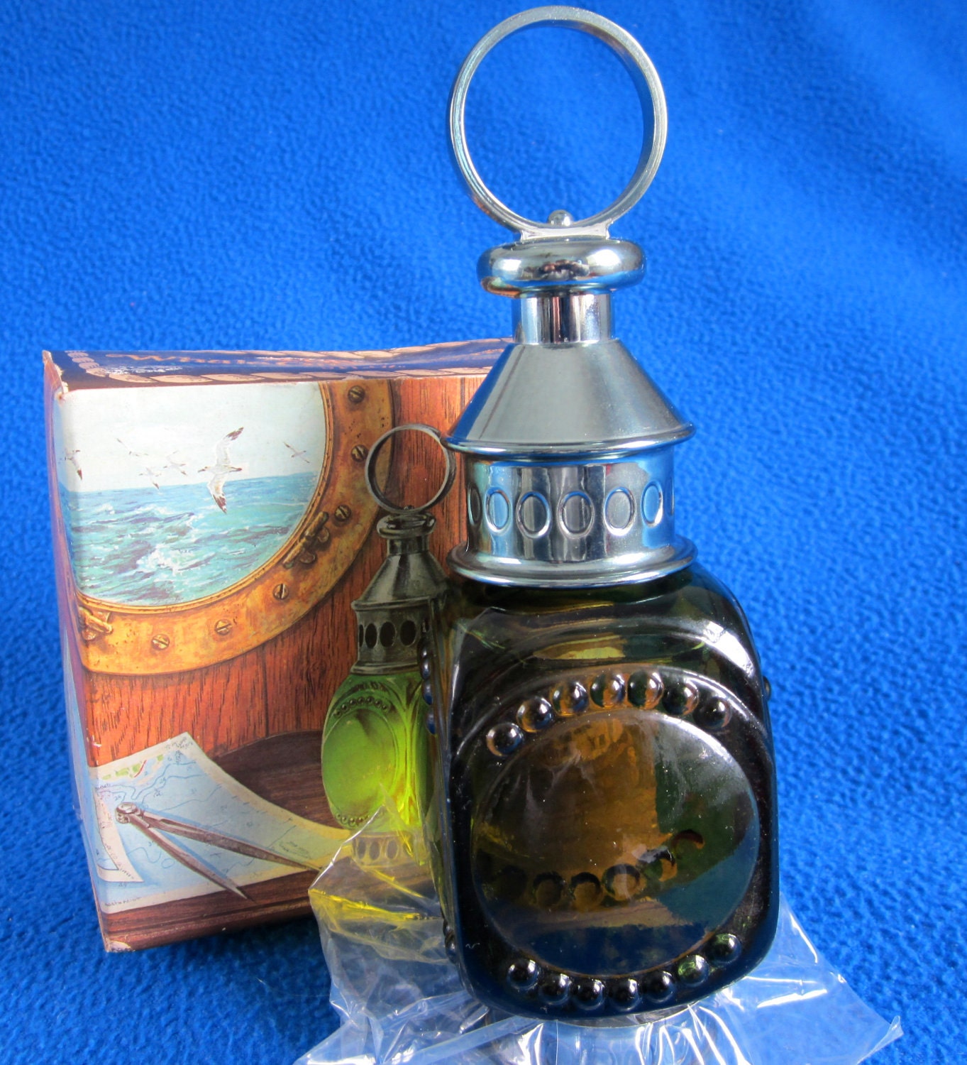 Avon Whale Oil Lantern Bottle Decanter Cologne Glass by ddb7