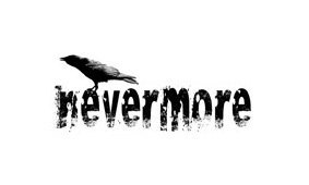 NEVERMORE, crow, RaVeN, Edgar Allan POE- CLiNG RuBBer STaMP by Cherry Pie Art Stamps