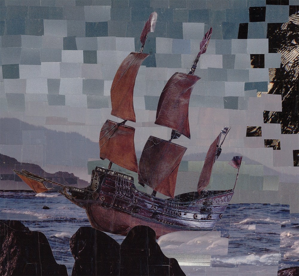 Sailing Print by binglishART