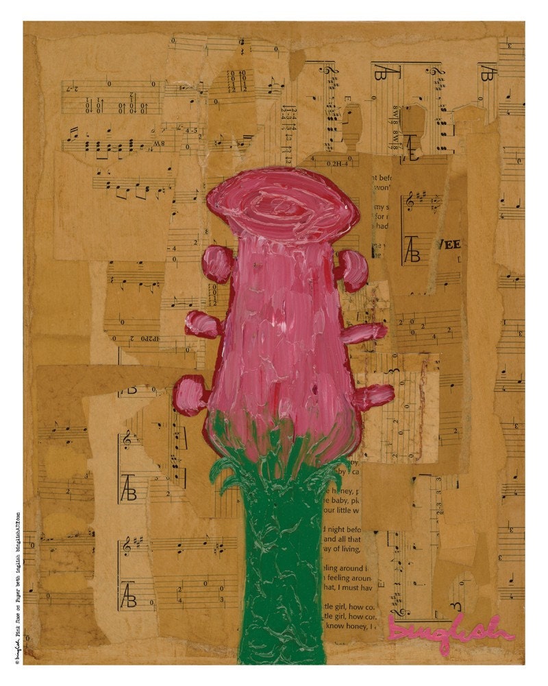 Pink Rose by binglishART