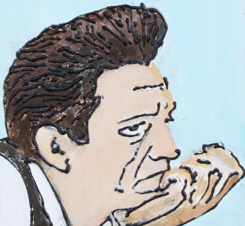 Original Painting of Johnny Cash