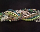 Braided Gemstone Cuff