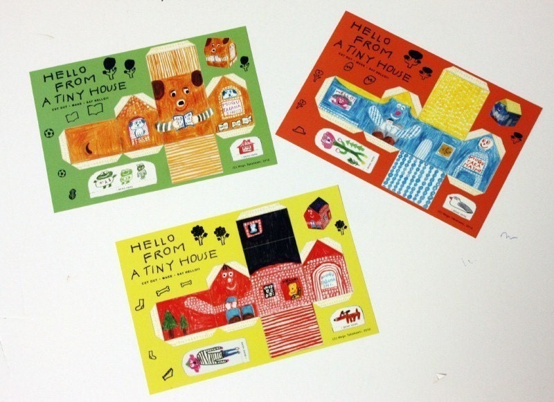 Tiny Houses Post Card Set
