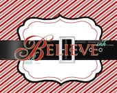 CHRISTMAS BELIEVE Printable Party Backdrop Il_170x135