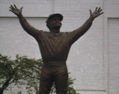 Jockey Pat Day Statue at Churchill Downs Racetrack Fine Art Photography Print Glossy